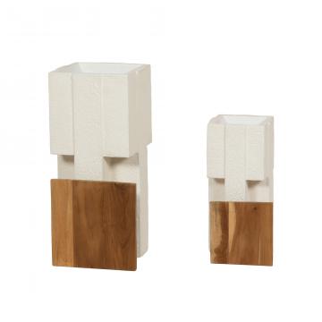 S/2 Sellettes Michelangelo Fibrociment Bois