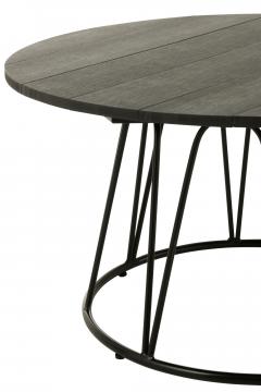 Table Basse de Jardin Zoa Noir
