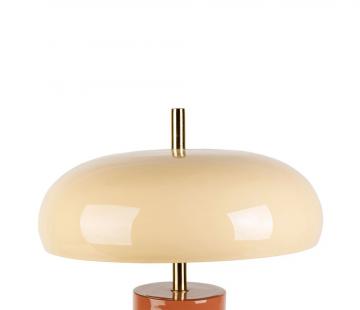 Lampe Arty Métal Beige / Terracotta