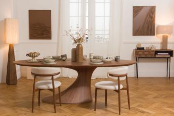 S/2 Toile Drapée Chocolat 60*80 NEW