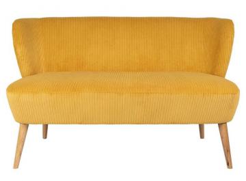 Canapé 2 Places Eléonore Moutarde