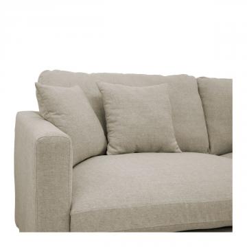 Canapé Angie 100% Lin Beige Blanc d'Ivoire