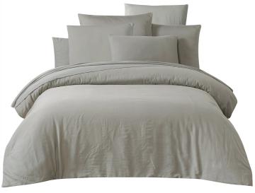 Drap Housse Taloa Lin Satin de Coton Lavé (4tailles)