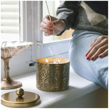 Bougie Parfumée Palais d'Encens GM 1.9Kg Blanc d'Ivoire