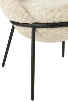 Chaise Tissu Chiné (4 couleurs)