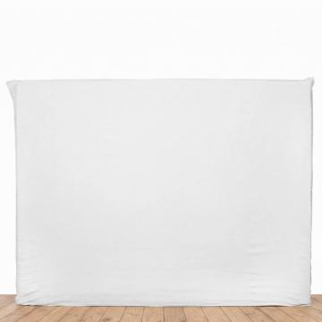 Housse de Tête de Lit Leria Blanc 100% Lin (3tailles)