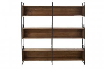 Etagère Indus Bois Recyclé Métal Noir GM