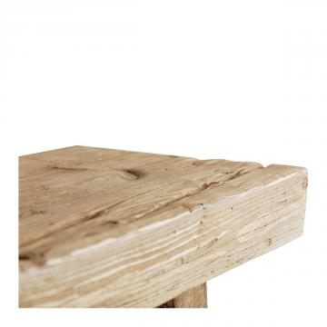 Banc BAO Orme Recyclé Naturel Blanc d'Ivoire