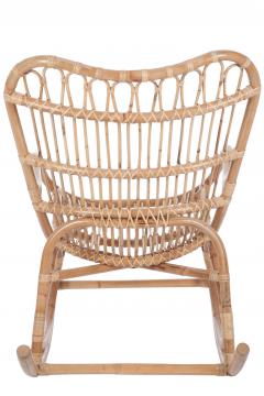 Fauteuil à Bascule Rotin Naturel Jolipa