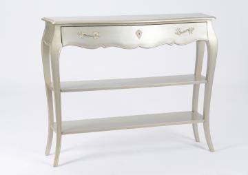 Console 1 Tiroir Murano Silver GM