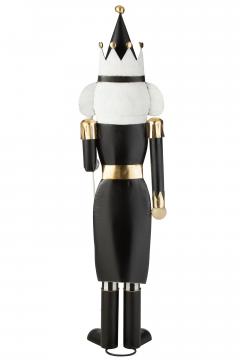 Casse Noisette Métal Noir-Or H166cm