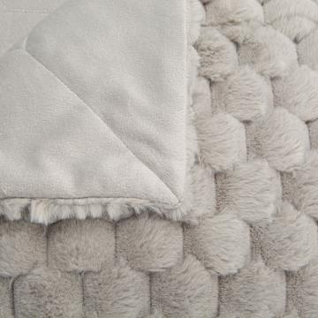 Plaid Diana Gris Clair 130x170