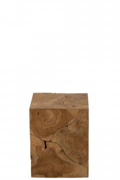 Bout de Canapé Puzzle Teck Naturel