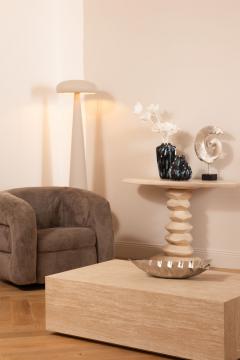 Fauteuil Bess Marron Pivotant