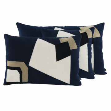 2 x Coussins Nagoya Encre 40*60