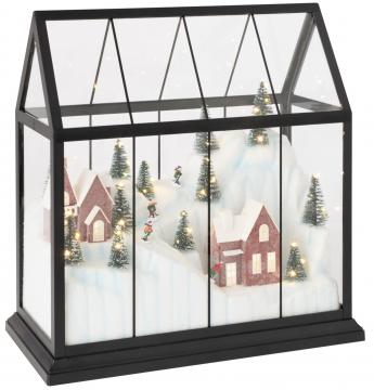 Village de Noël Verre Led GM