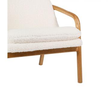 Fauteuil Elément Ivoire Bouclettes