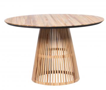 Table à Manger Ronde Calopsite Naturel ø120cm