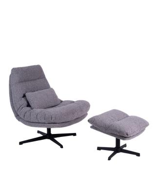 Fauteuil Wilmington Gris Athezza