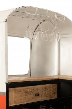 Bus Bar Métal Orange Vintage