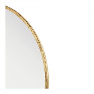 Miroir Victoria Ovale Lumineux Blanc d'Ivoire H104cm
