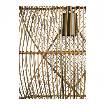 Suspension Nakisha Rotin Naturel