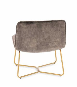 Fauteuil Velours Butano Anthracite Athezza