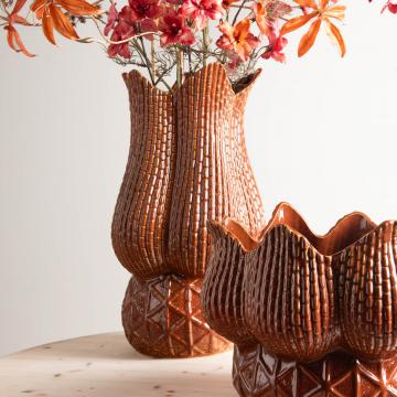Vase Mezza Rouille Céramique