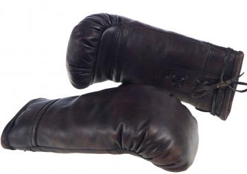 Gant de Boxe Cuir Vintage