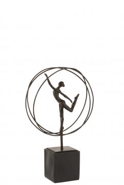 Statue Gymnaste Femme Cercle Jline By Jolipa