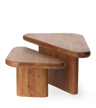 Tables Basses Nerja S/2 Acacia Athezza
