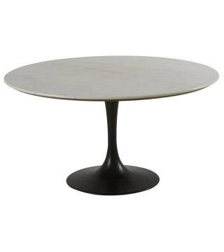 Table Ronde Tulipe Marbre Blanc Athezza