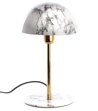 Lampe Basile Blanc Marbré