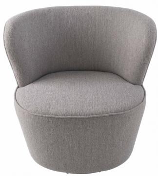 Fauteuil Barnabé Pivotant Tramé Gris