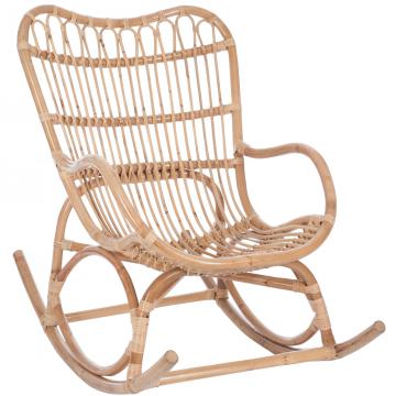 Fauteuil à Bascule Rotin Naturel Jolipa