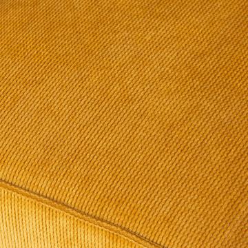 Fauteuil Léon Velours Côtelé Moutarde