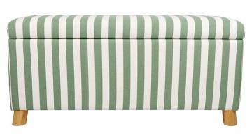 Banc Coffre Belly Vert Ecru