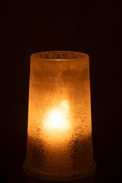 Photophore Sucre Verre Blanc MM