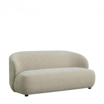 Canapé Lisette Jacquard de Velours Sable