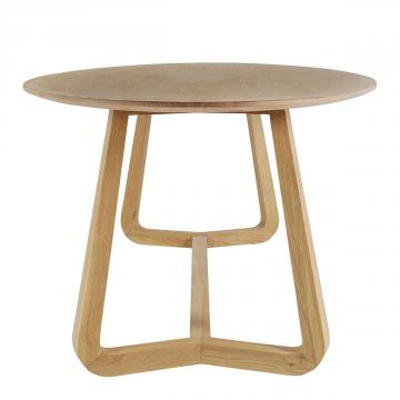 Table à Manger Maxine Chêne Clair Blanc d'Ivoire 230cm