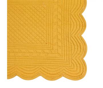 6 x Sets de Table Boutis Moutarde