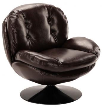 Fauteuil Memento Cuir Noir Athezza