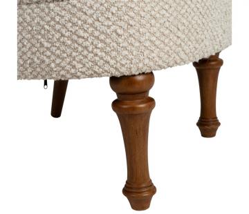 Fauteuil Claudine Ecru Comptoir de Famille