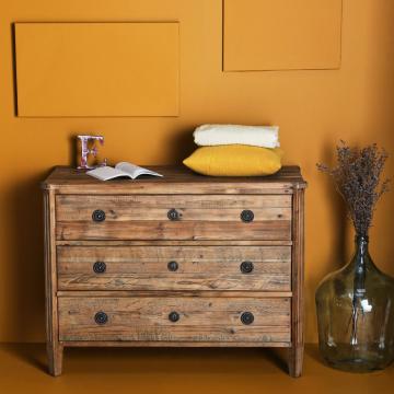 Commode 3 Tiroirs Sidonie Vieux Pin