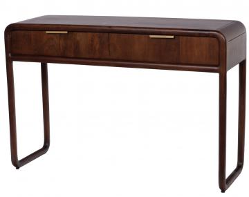 Console Rover 2 Tiroirs Finition Noyer 120cm
