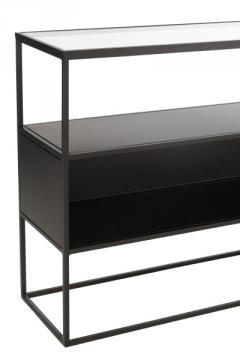 Console Métal Verre