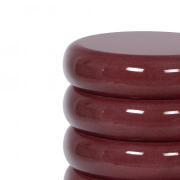Bout de Canapé Ondo Céramique Prune GM