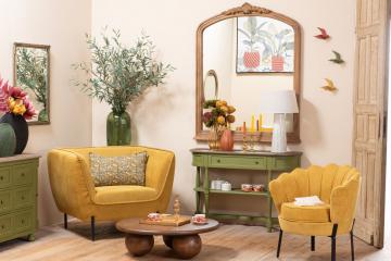Fauteuil Provence Moutarde