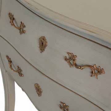 Commode Double 4 Tiroirs Murano Taupe