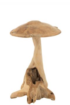Champignon Teck Naturel H90cm H90cm